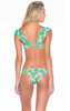 Cockatoo and Pineapple Tropical Balconet Bikini Set