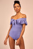 Off Shoulder One Piece Swimsuit