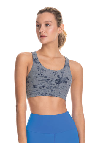 MAAJI Entice Coast Pewter Reversible Sports Bra