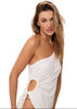 MILONGA One Shoulder Ivory White Elegant Dress