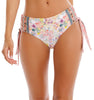 Bohemian Traveller Embroidery High Waist Bikini Bottom