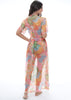 MILONGA Kawi Vibrant Kimono-style Beach Coverup