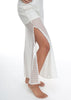 MILONGA Retro Botanic White Mesh Maxi Dress