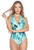 The Royal Palm Tree One Piece Swimsuit