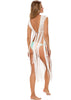 MILONGA White Alluring Fringe Beach Cover-Up