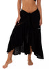 MILONGA Eyelet Sarong Black Skirt