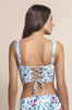 Floral Print Bustier Bikini Top