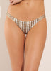 Vichy Split Split Strap Bikini Bottom