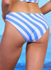 Bluebell Stripe Sublimity Classic Bikini Bottom