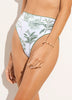 Jade Green Suzy Q High Rise/High Leg Bikini Bottom