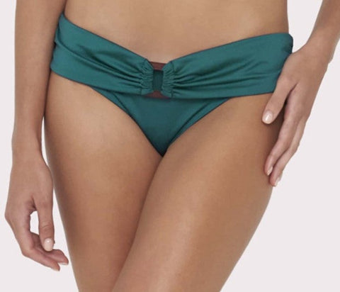 Emerald Green Bikini Bottom with Belt