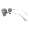 Candy - Silver Cat Eye with Mirror Lens Sunnies