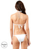 ENVY PUSH UP® White String Bikini Top with Classic String Bikini Bottom