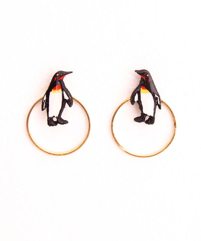 Mini Emperor Penguin Earrings
