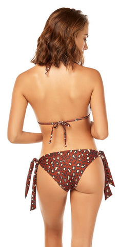 Sahara Embroidery String Bikini Bottom