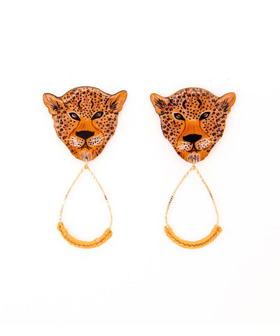 Maxi Leopard Earrings