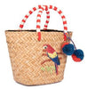Medellin Macaw Basket Tote Bag