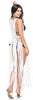 Limited Edition! White Macramé Fringe Open Front Coverup