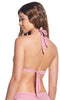Rosette Banded Halter Bikini Top