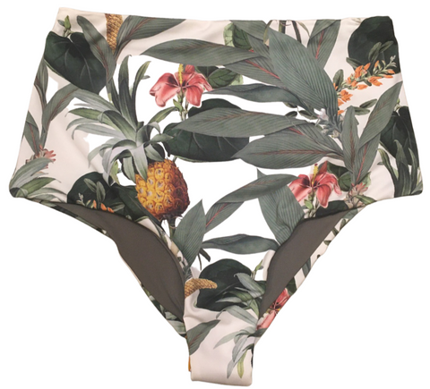 Soft Pineapple High Waist Bikini Bottom
