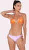 Orange Bird Of Paradise Triangle Bikini Set
