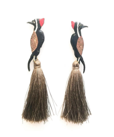 Woodpecker Earrings
