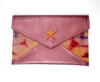 Limited Edition Vegan Leather with Tie dye fabric Starfish Clutch and Sling bag